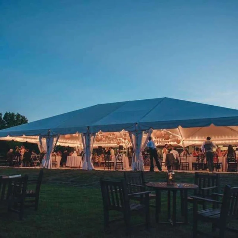 Outdoor wedding ceremony